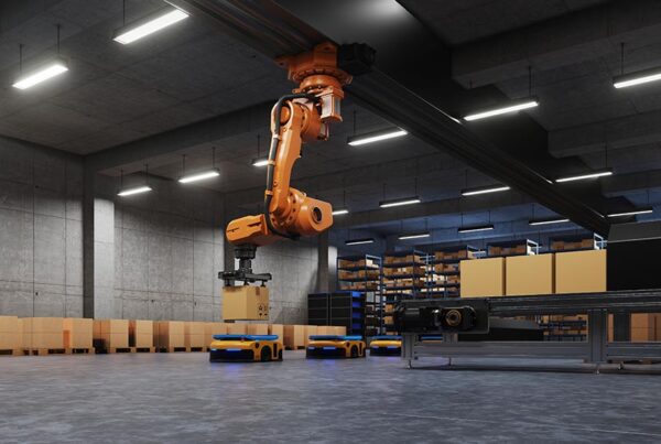 robotic arm packing logistics systems using automated guided vehicle agv
